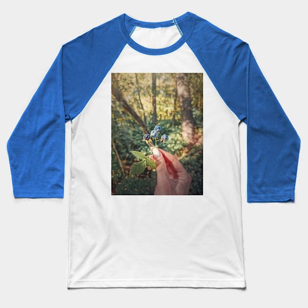 holding a bunch of brambles Baseball T-Shirt by psychoshadow